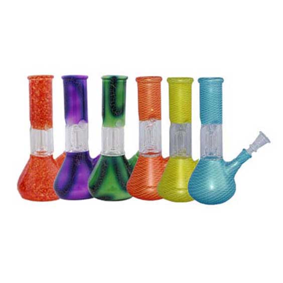 Glass Water Pipes 8" Designer Assortment CB Distributors, Inc.