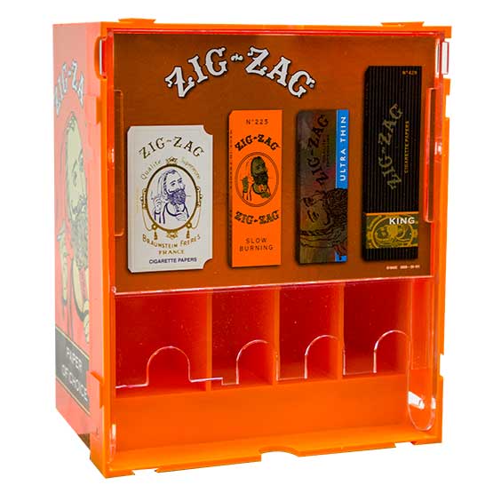Zig Zag 4Slot Orange Empty Display CB Distributors, Inc.