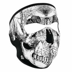 Glow in the Dark Skull Neoprene Face Mask - Image 1