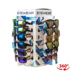 Unisex Sunglasses 4-Panel Counter Display
