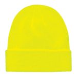 Yellow  High Visibility Winter Stocking Hat