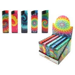 Tie Dye Wrap Refillable Lighters