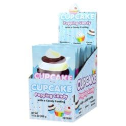 Cupcake Popping Candy with Candy Coating