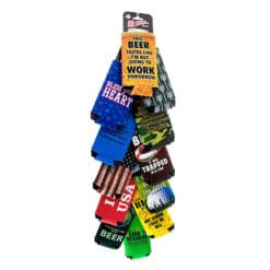 Slim-Tastic Novelty Series Can Coolers Clip Strip