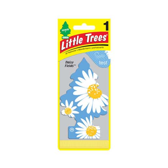 Daisy Fields Little Trees Air Freshener offers an uplifting floral fragrance of wild daisies.