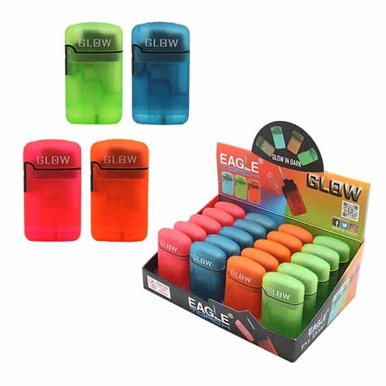 GlowintheDark Square Torch Lighters CB Distributors, Inc.