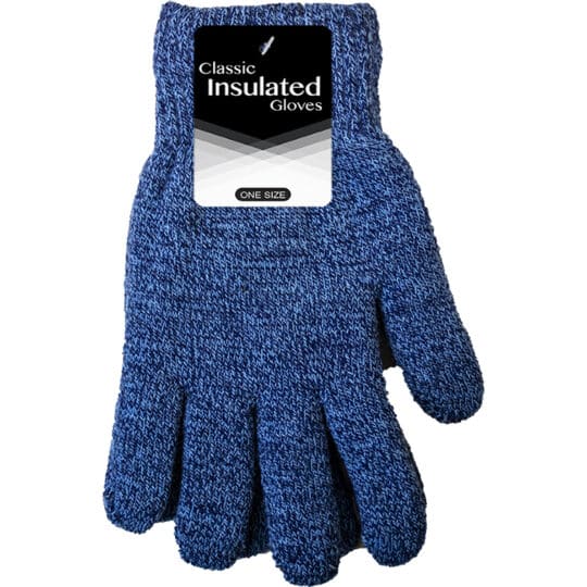 Classic Insulated Glove in blue color with tag