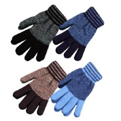 Heavy Insulated Knit Winter Gloves Assorted Colors Wholesale