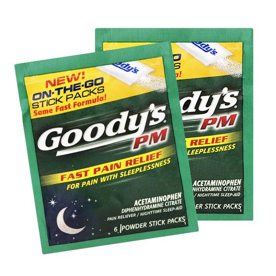 Goody's PM Sleep Aid 6pack Powder Sticks CB Distributors, Inc.