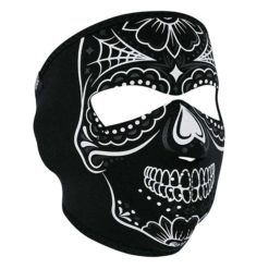 Glow in the Dark Calavera Neoprene Face Mask - Image 1