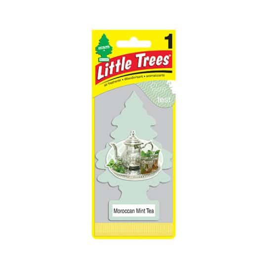 Moroccan mint tea Little Trees air freshener is infused with sprigs of fresh mint and sugar.
