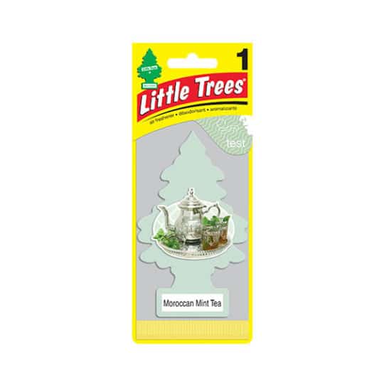 Moroccan mint tea Little Trees air freshener is infused with sprigs of fresh mint and sugar.