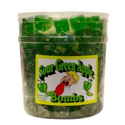 Green Apple Suckers 100ct Tubs