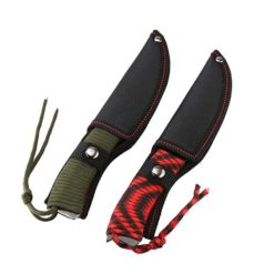 Paracord Tactical Knife w/Serrated Blade & Cover - Image 4