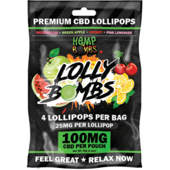 4-Pack of 100mg Lollipops