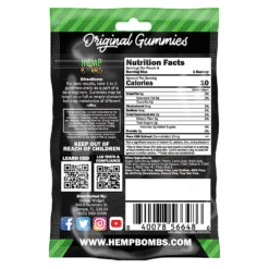 Hemp Bomb 120mg Original CBD Gummies 8ct - Image 2