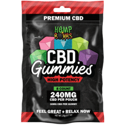 Hemp Bombs 240mg High Potency 8-ct Gummies