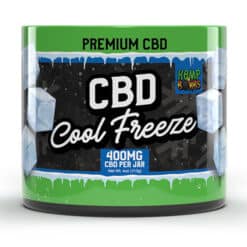 Hemp Bombs 400mg CBD Cool Freeze Rub 4oz Jars front view