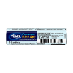 TUMS Ultra Strength 1000 Antacid Peppermint Tablets - Image 2