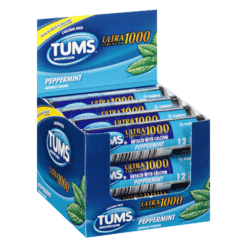 TUMS Ultra Strength 1000 Antacid Peppermint Tablets - Image 1