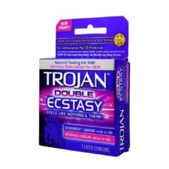 Trojan Double Ecstasy Condoms - Image 1
