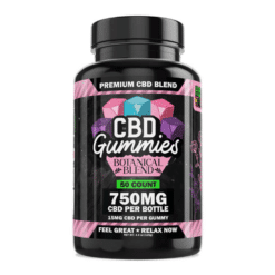 Hemp Bombs 750mg Botanical Blend 80ct Gummies 15mg Per Gummy