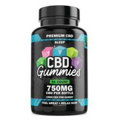 Hemp Bomb 750mg Melatonin 50ct Gummies 15mg Per Gummy