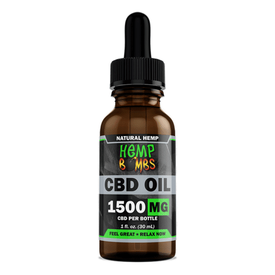 Hemp Bombs 1500mg Natural Hemp Oil 30ml Bottles