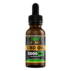 Hemp Bombs 5000mg Orange Creamsicle Oil 30ml Bottles