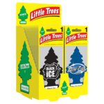 Little Trees Black Ice and New Car Counter Display