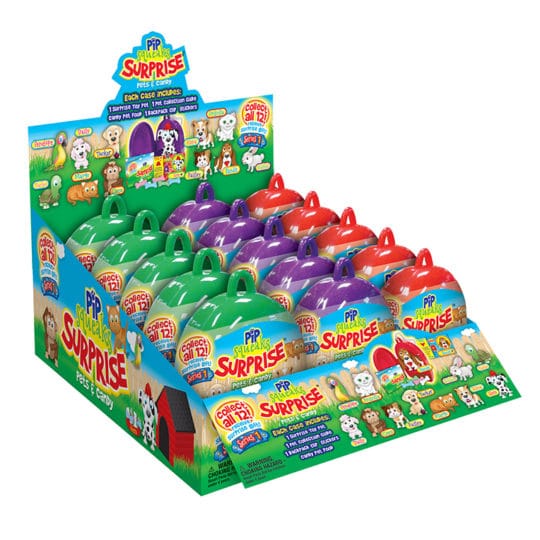 Pip Squeaks Surprise Pets and Candy 15 Unit Display