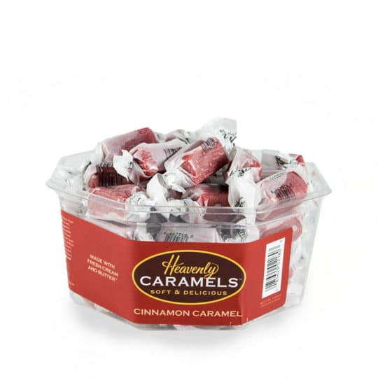 Heavenly Caramels Cinnamon Caramel Tubs
