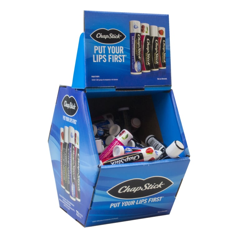 ChapStick Classic Collection 72 Count Display CB Distributors