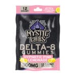 Delta-8 Hypnotic Pink Lemonade Gummies 300mg