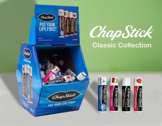 ChapStick Classic Collection Wholesale Display