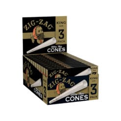 Zig Zag King Size Ultra Thin Cones 3-Pack Wholesale