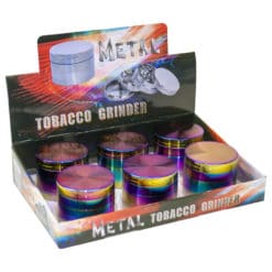 Rainbow 4-Part 2.2" Tobacco Grinders