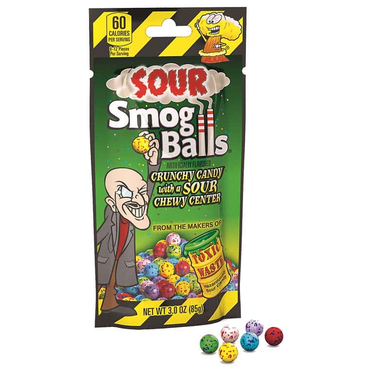 Toxic Waste Smog Balls Sour Candy - Buy Wholesale - CB Distributors