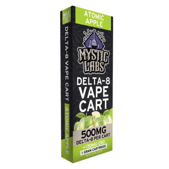 Mystic Labs Delta-8 Vape Cart Atomic Apple 500MG Wholesale