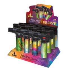 Blink 4" Tie Dye Butane Gas Torch Lighters