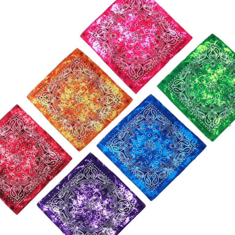 Paisley Tri-Color Assorted Bandannas - Buy Wholesale - CB