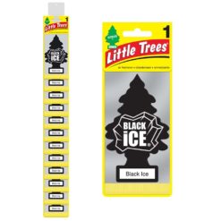 Little Trees Black Ice 24ct Air Freshener Strip - Image 1