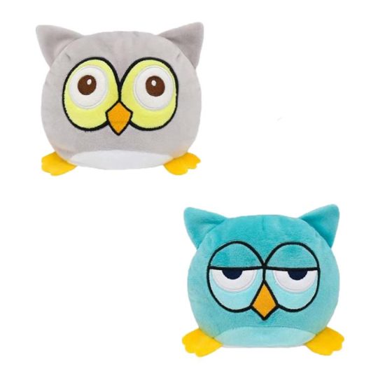 Owl Happy/Sad Reversible Plush Toy