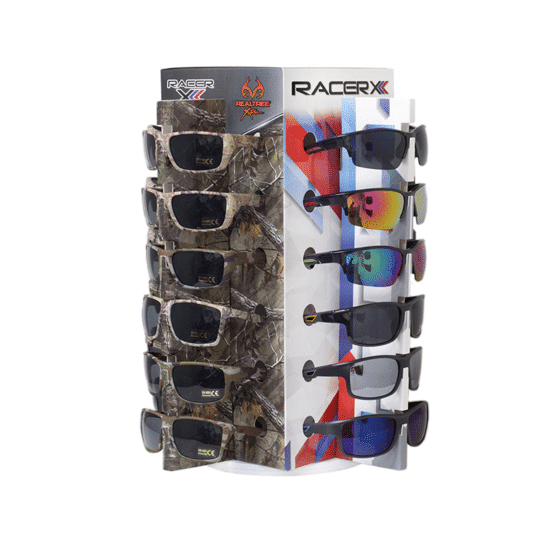 Racer X Real Tree Sunglasses Counter Display