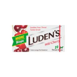 Luden's Wild Cherry Cough Drops 20 Count - Image 2