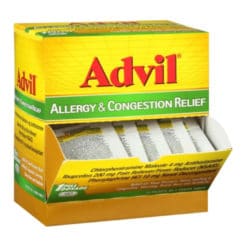 Advil Allergy & Congestion Relief 1ct Pack - SHORT DATED $0.08/Each