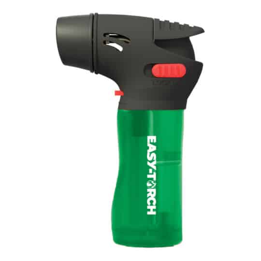Easy-Torch 3-inch Torch Lighters Transparent Green Color