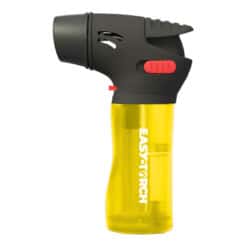 Easy-Torch 3-inch Torch Lighters Transparent Yellow Color