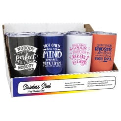 Stainless Steel Tumblers Novelty Mix - Image 1