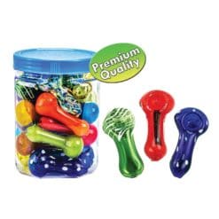 Glass Pipes 2.5" Premium Assorted Jars - Image 1